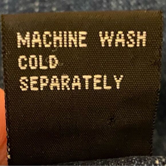 Revue Floral Embroidered Denim Jean Shirt Womens Size 8 Button Down Long Sleeve - Picture 6 of 6